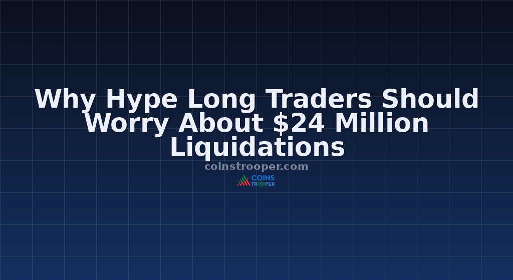 Why Hype Long Traders Should Worry About $24 Million Liquidations