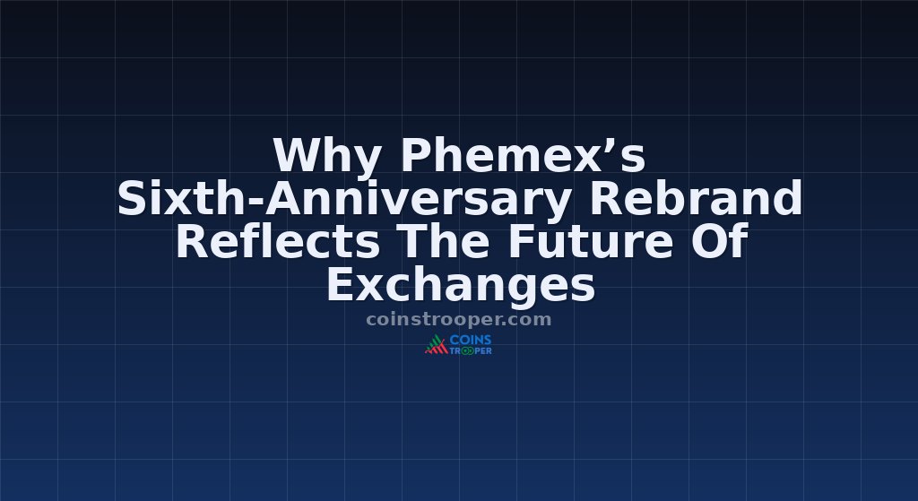 Why Phemex’s Sixth-Anniversary Rebrand Reflects The Future Of Exchanges