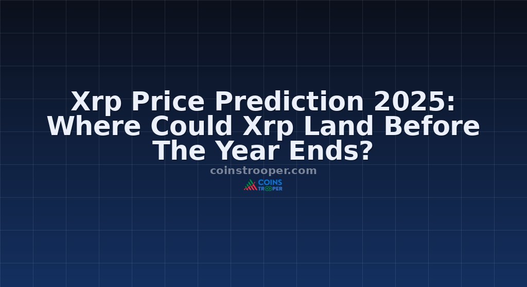 Xrp Price Prediction 2025: Where Could Xrp Land Before The Year Ends?