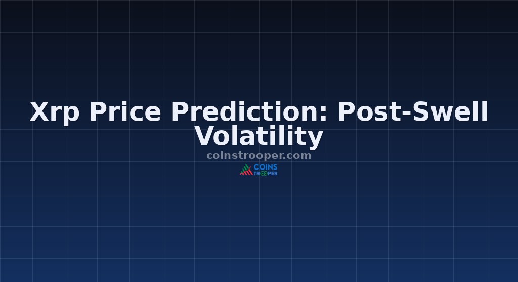Xrp Price Prediction: Post-Swell Volatility