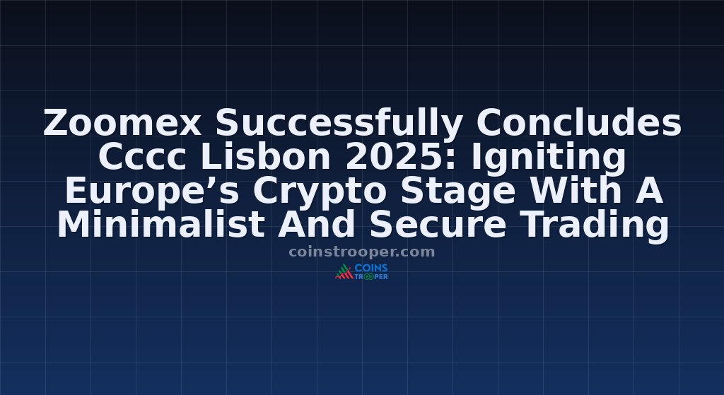 Zoomex Successfully Concludes Cccc Lisbon 2025: Igniting Europe’s Crypto Stage With A Minimalist And Secure Trading Experience