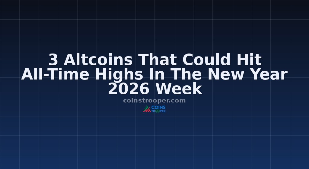 3 Altcoins That Could Hit All-Time Highs In The New Year 2026 Week