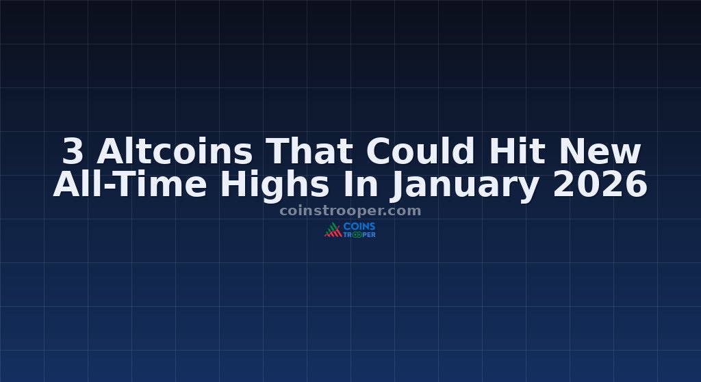 3 Altcoins That Could Hit New All-Time Highs In January 2026