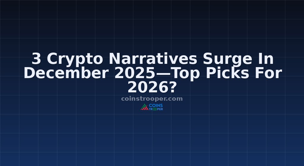 3 Crypto Narratives Surge In December 2025—Top Picks For 2026?