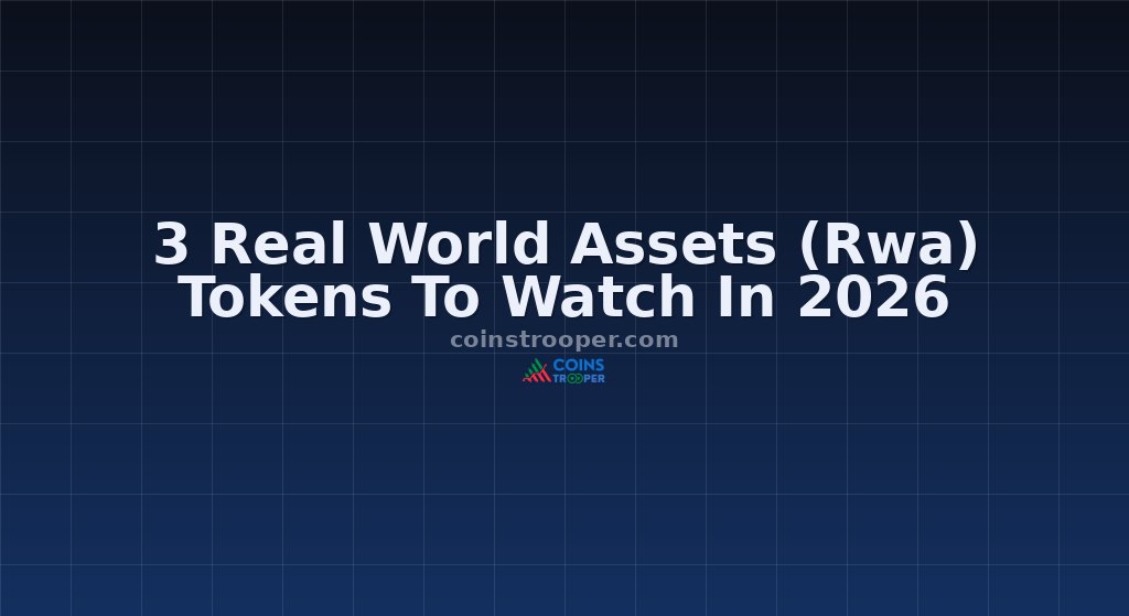 3 Real World Assets (Rwa) Tokens To Watch In 2026