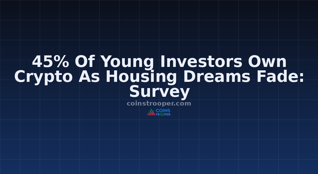 45% Of Young Investors Own Crypto As Housing Dreams Fade: Survey