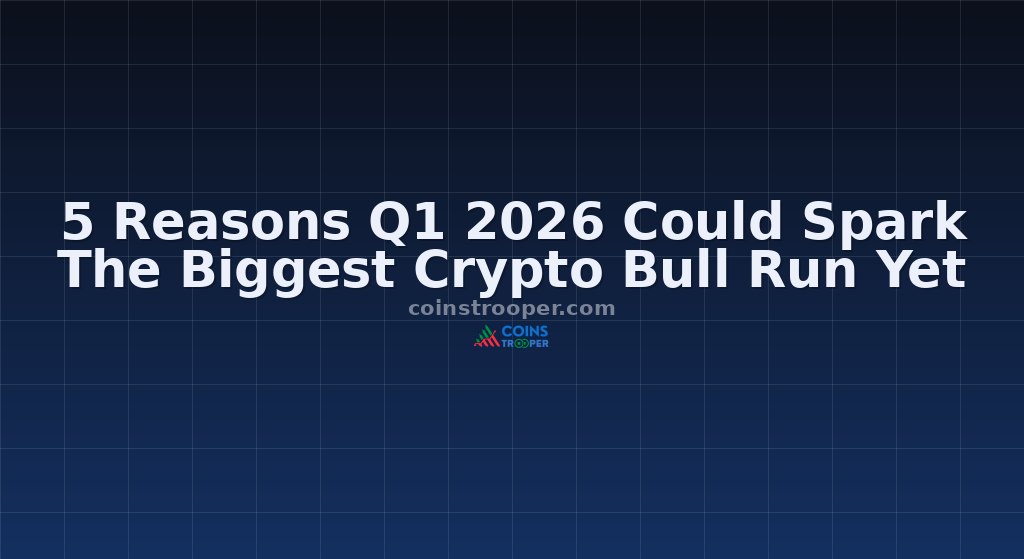 5 Reasons Q1 2026 Could Spark The Biggest Crypto Bull Run Yet
