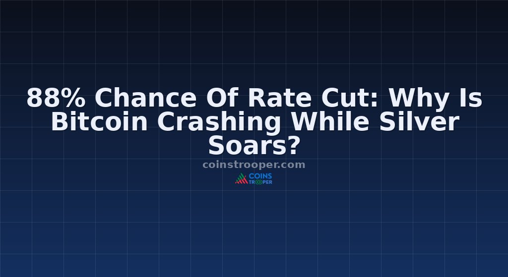 88% Chance Of Rate Cut: Why Is Bitcoin Crashing While Silver Soars?