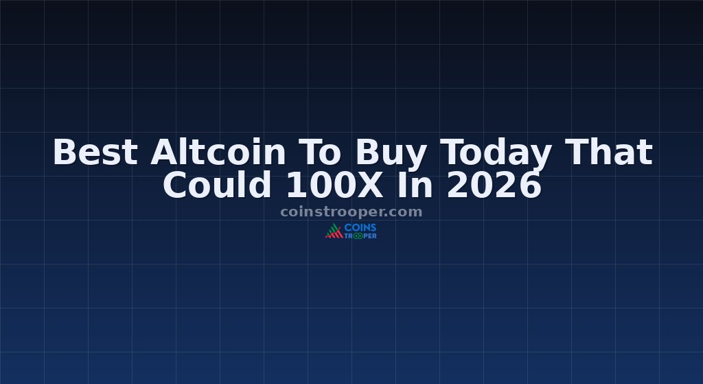 Best Altcoin To Buy Today That Could 100X In 2026