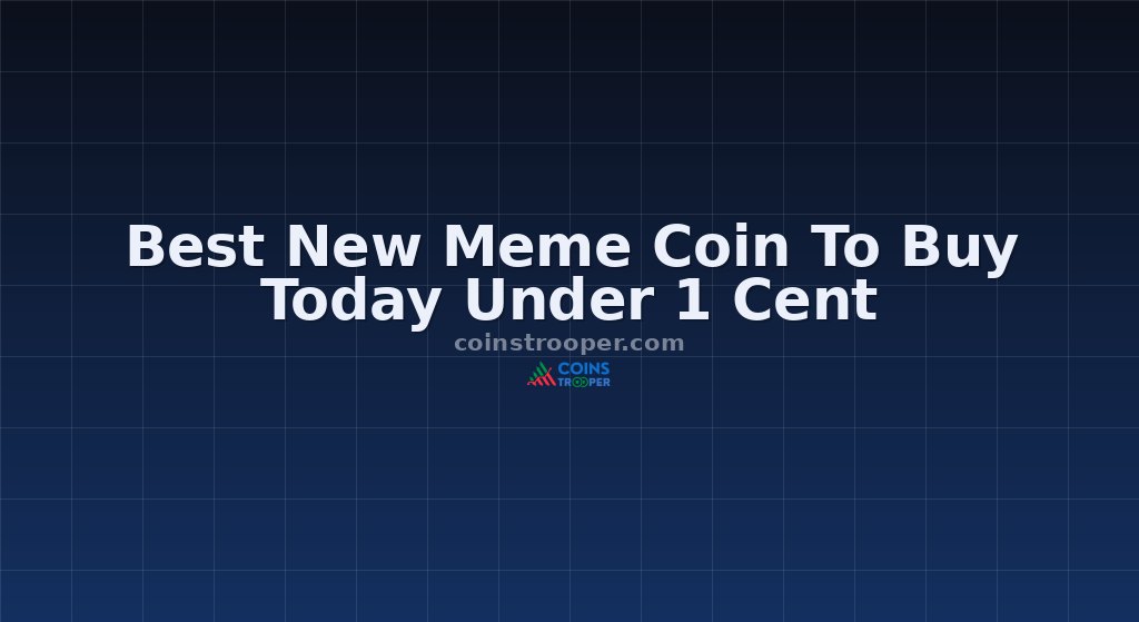 Best New Meme Coin To Buy Today Under 1 Cent