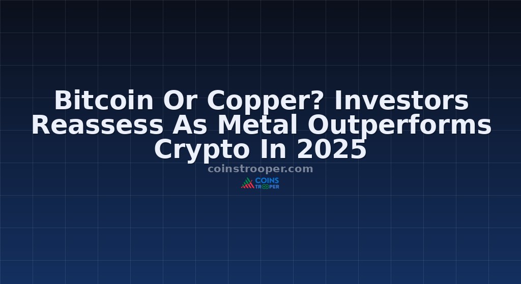 Bitcoin Or Copper? Investors Reassess As Metal Outperforms Crypto In 2025