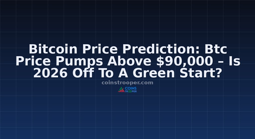 Bitcoin Price Prediction: Btc Price Pumps Above $90,000 – Is 2026 Off To A Green Start?