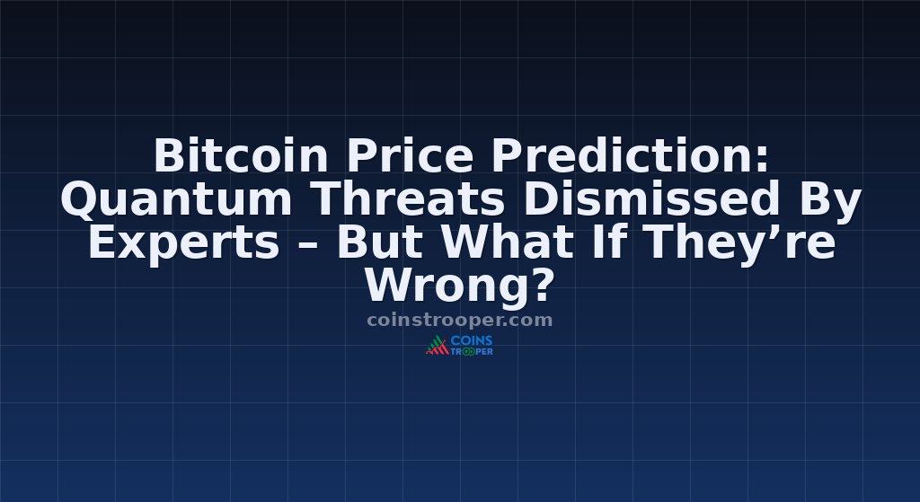 Bitcoin Price Prediction: Quantum Threats Dismissed By Experts – But What If They’re Wrong?
