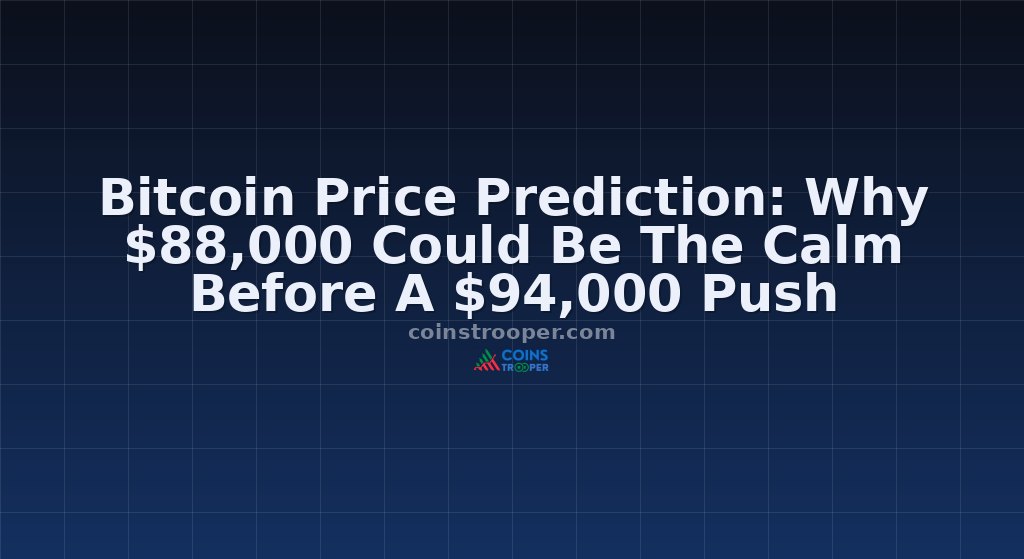 Bitcoin Price Prediction: Why $88,000 Could Be The Calm Before A $94,000 Push