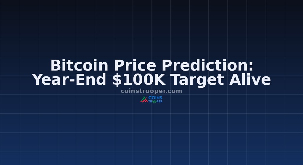 Bitcoin Price Prediction: Year-End $100K Target Alive