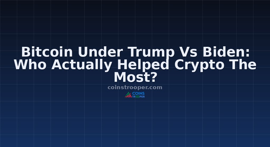 Bitcoin Under Trump Vs Biden: Who Actually Helped Crypto The Most? 