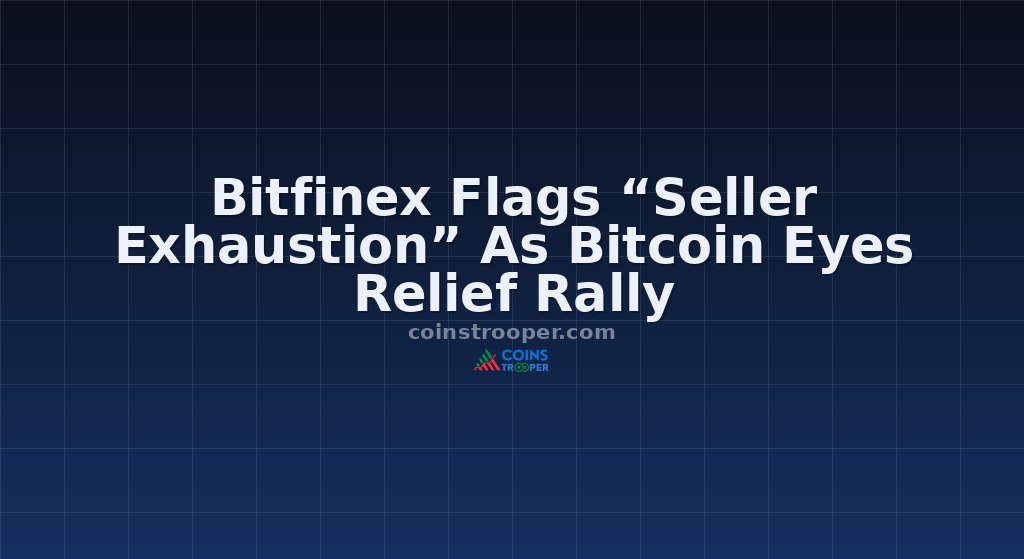 Bitfinex Flags “Seller Exhaustion” As Bitcoin Eyes Relief Rally