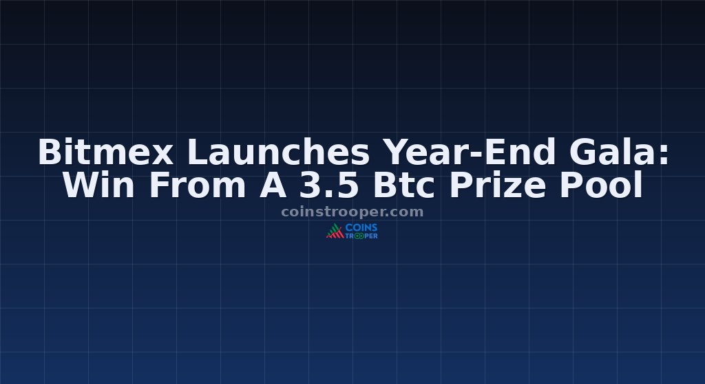 Bitmex Launches Year-End Gala: Win From A 3.5 Btc Prize Pool