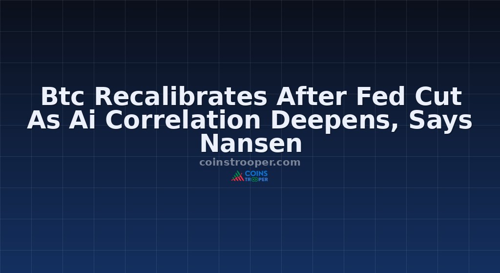 Btc Recalibrates After Fed Cut As Ai Correlation Deepens, Says Nansen