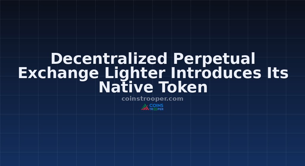 Decentralized Perpetual Exchange Lighter Introduces Its Native Token