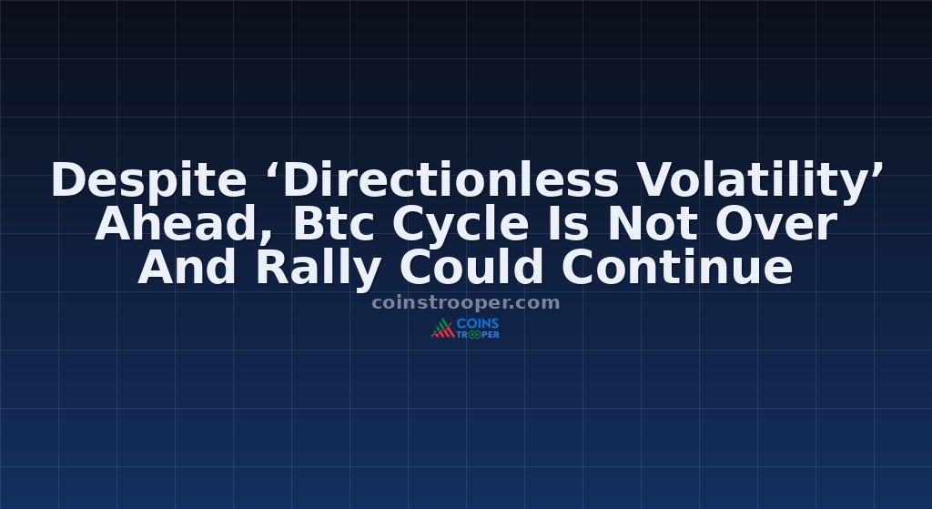 Despite ‘Directionless Volatility’ Ahead, Btc Cycle Is Not Over And Rally Could Continue