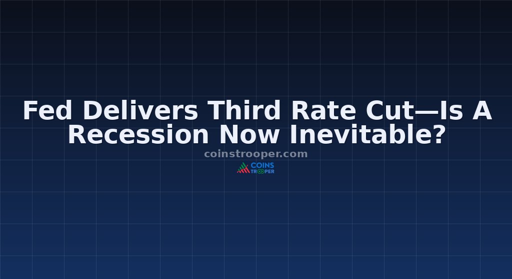 Fed Delivers Third Rate Cut—Is A Recession Now Inevitable?