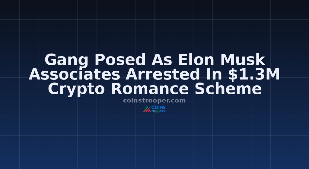 Gang Posed As Elon Musk Associates Arrested In $1.3M Crypto Romance Scheme