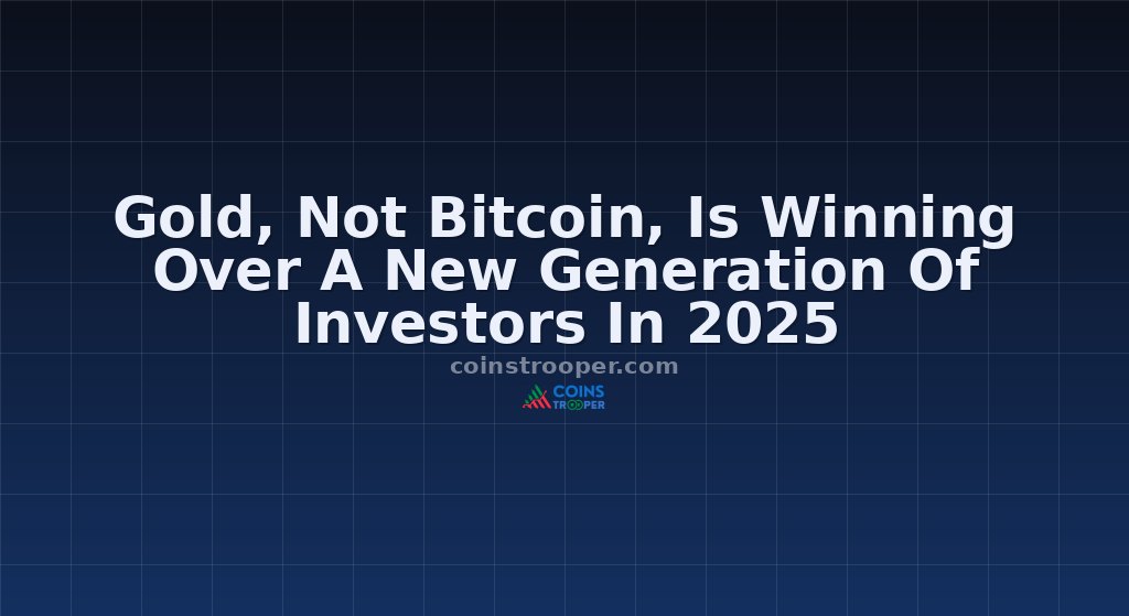 Gold, Not Bitcoin, Is Winning Over A New Generation Of Investors In 2025