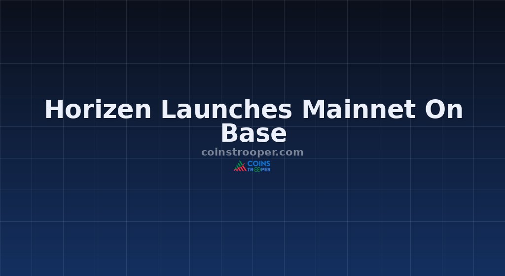 Horizen Launches Mainnet On Base