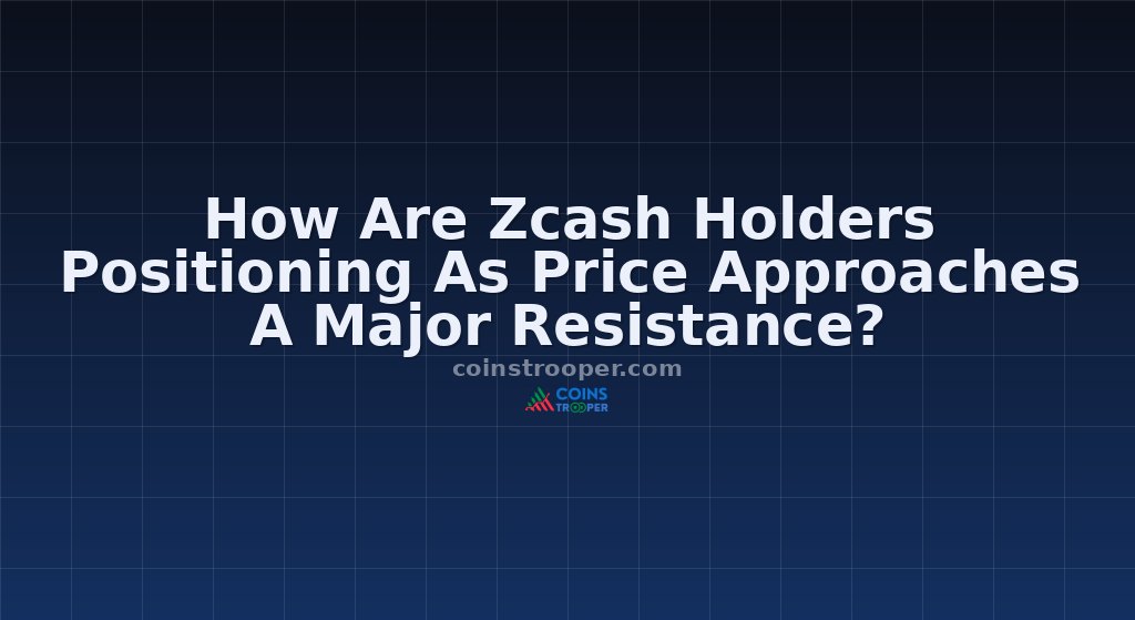 How Are Zcash Holders Positioning As Price Approaches A Major Resistance?
