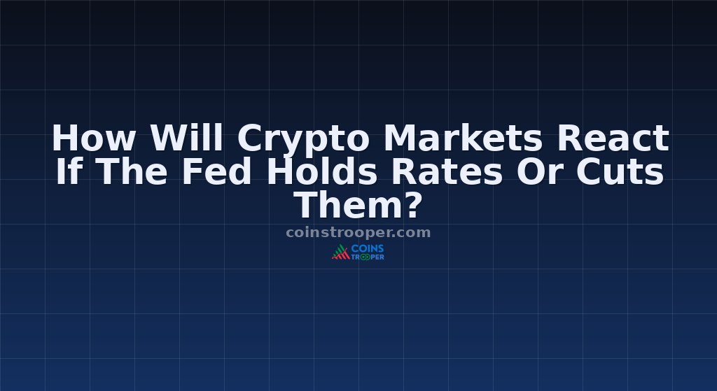 How Will Crypto Markets React If The Fed Holds Rates Or Cuts Them?
