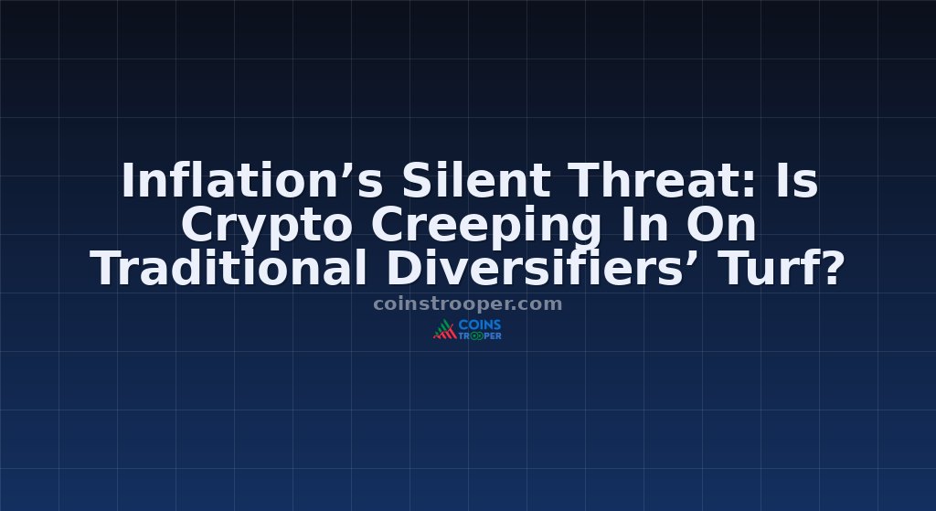 Inflation’s Silent Threat: Is Crypto Creeping In On Traditional Diversifiers’ Turf?
