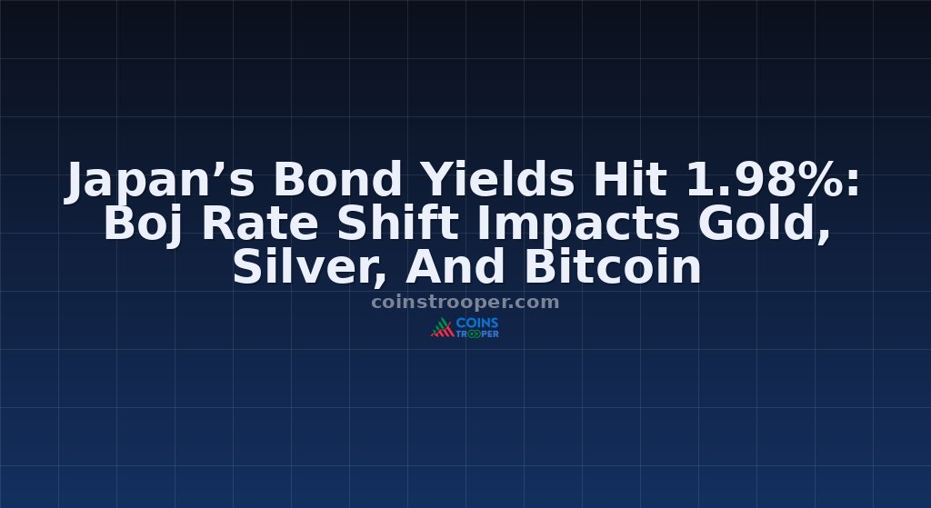 Japan’s Bond Yields Hit 1.98%: Boj Rate Shift Impacts Gold, Silver, And Bitcoin