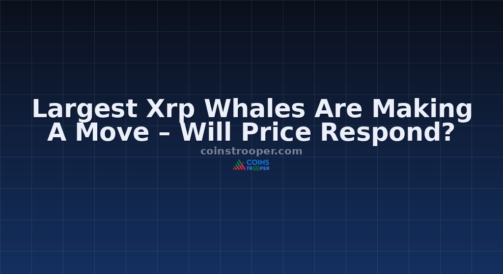 Largest Xrp Whales Are Making A Move – Will Price Respond?
