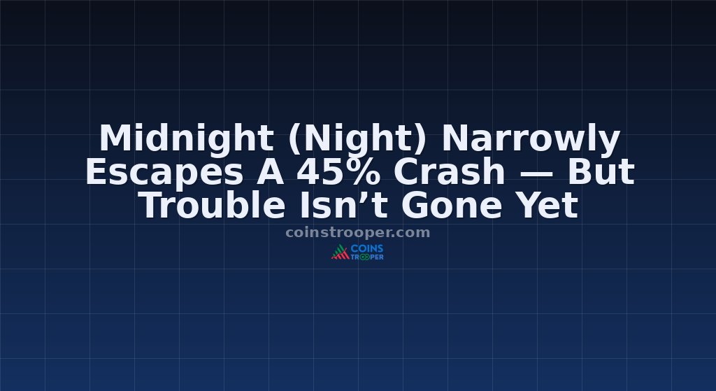 Midnight (Night) Narrowly Escapes A 45% Crash — But Trouble Isn’t Gone Yet