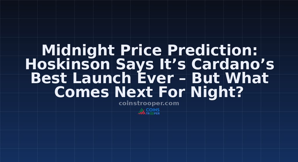 Midnight Price Prediction: Hoskinson Says It’s Cardano’s Best Launch Ever – But What Comes Next For Night?