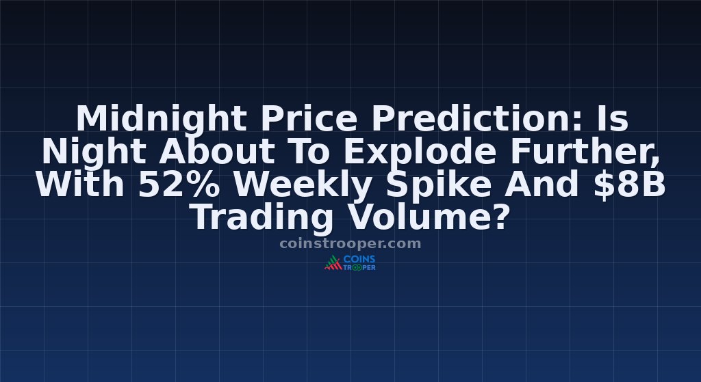Midnight Price Prediction: Is Night About To Explode Further, With 52% Weekly Spike And $8B Trading Volume?