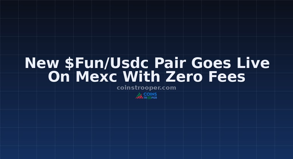 New $Fun/Usdc Pair Goes Live On Mexc With Zero Fees