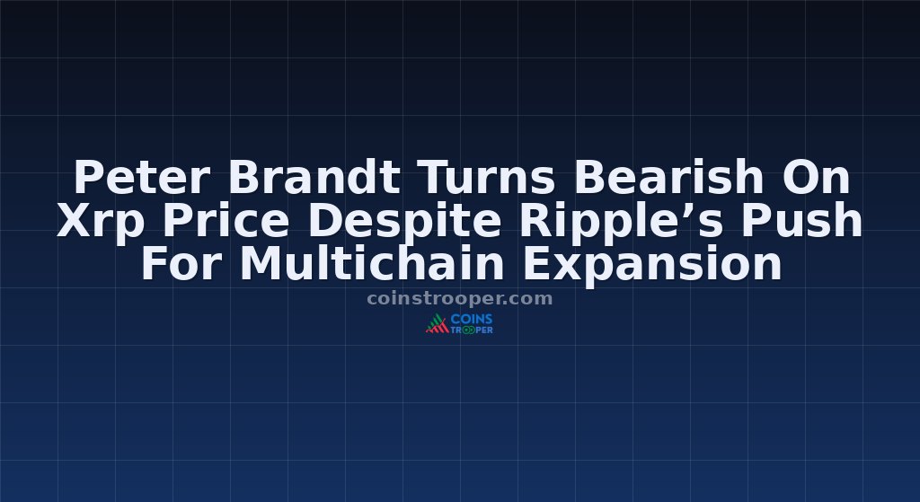 Peter Brandt Turns Bearish On Xrp Price Despite Ripple’s Push For Multichain Expansion