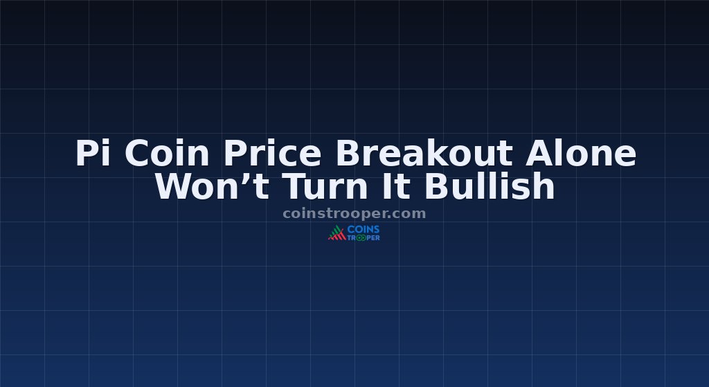 Pi Coin Price Breakout Alone Won’t Turn It Bullish