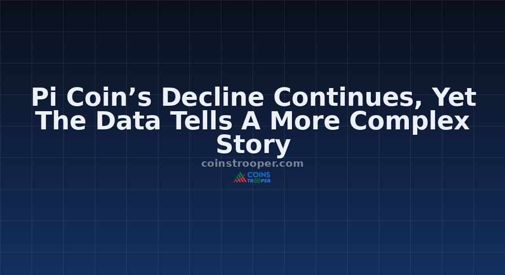 Pi Coin’s Decline Continues, Yet The Data Tells A More Complex Story