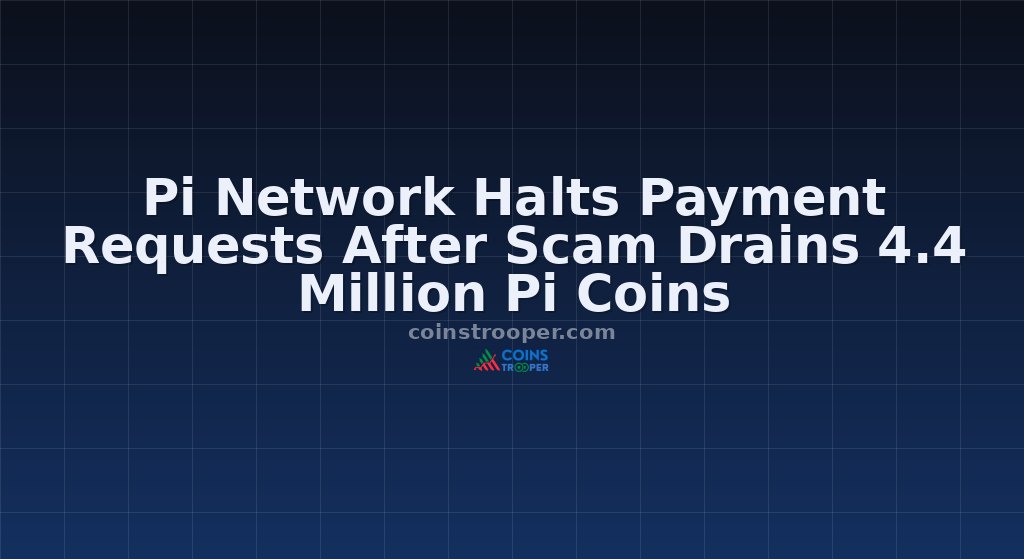 Pi Network Halts Payment Requests After Scam Drains 4.4 Million Pi Coins