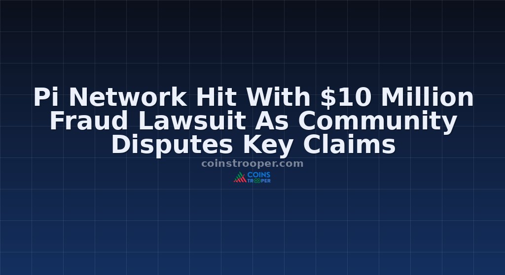 Pi Network Hit With $10 Million Fraud Lawsuit As Community Disputes Key Claims