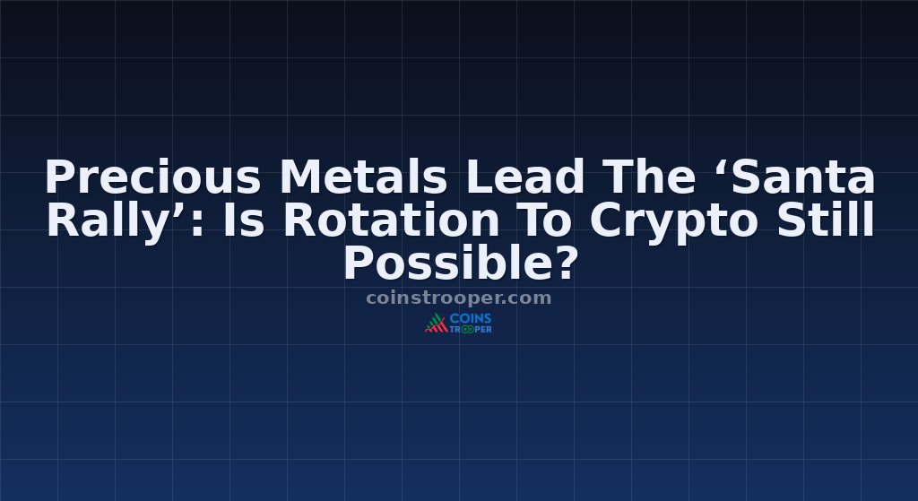 Precious Metals Lead The ‘Santa Rally’: Is Rotation To Crypto Still Possible?