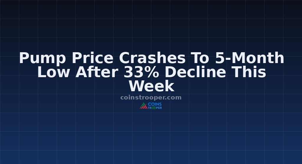 Pump Price Crashes To 5-Month Low After 33% Decline This Week
