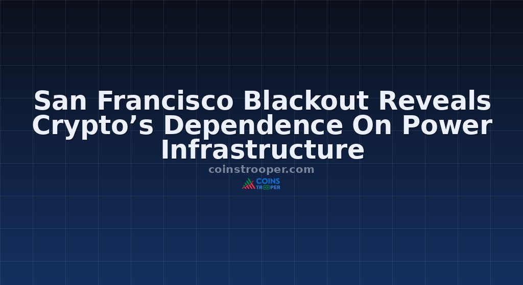 San Francisco Blackout Reveals Crypto’s Dependence On Power Infrastructure