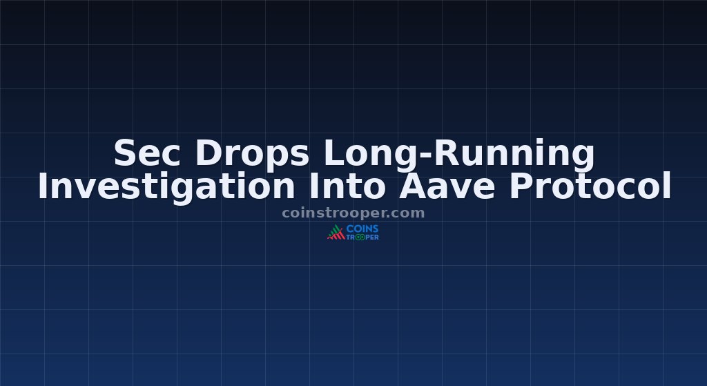 Sec Drops Long-Running Investigation Into Aave Protocol