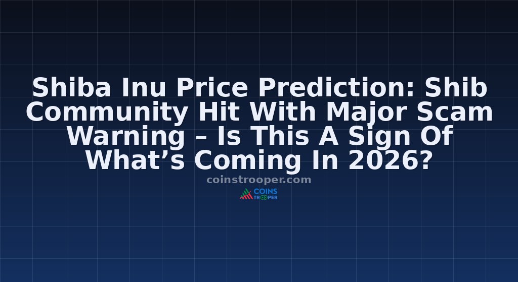 Shiba Inu Price Prediction: Shib Community Hit With Major Scam Warning – Is This A Sign Of What’s Coming In 2026?