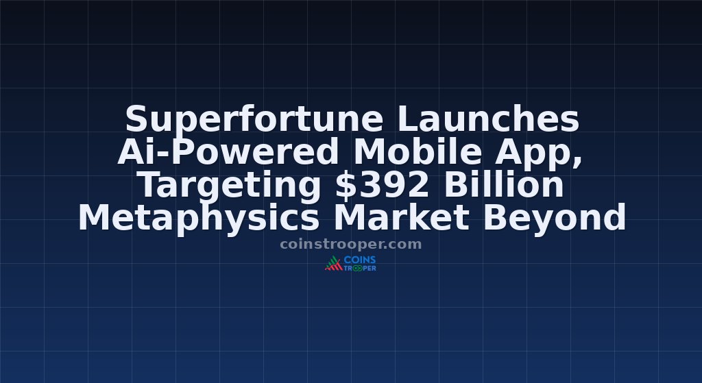 Superfortune Launches Ai-Powered Mobile App, Targeting $392 Billion Metaphysics Market Beyond Web3