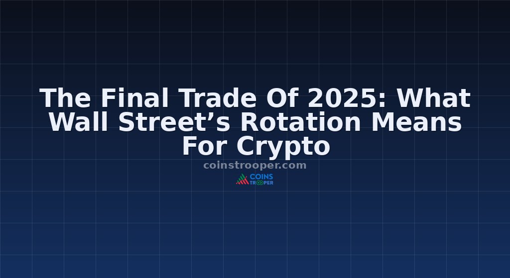 The Final Trade Of 2025: What Wall Street’s Rotation Means For Crypto